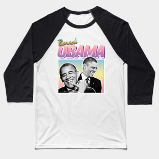 President Barack Obama Graphic Design 90s Style Hipster Statement Tee Baseball T-Shirt